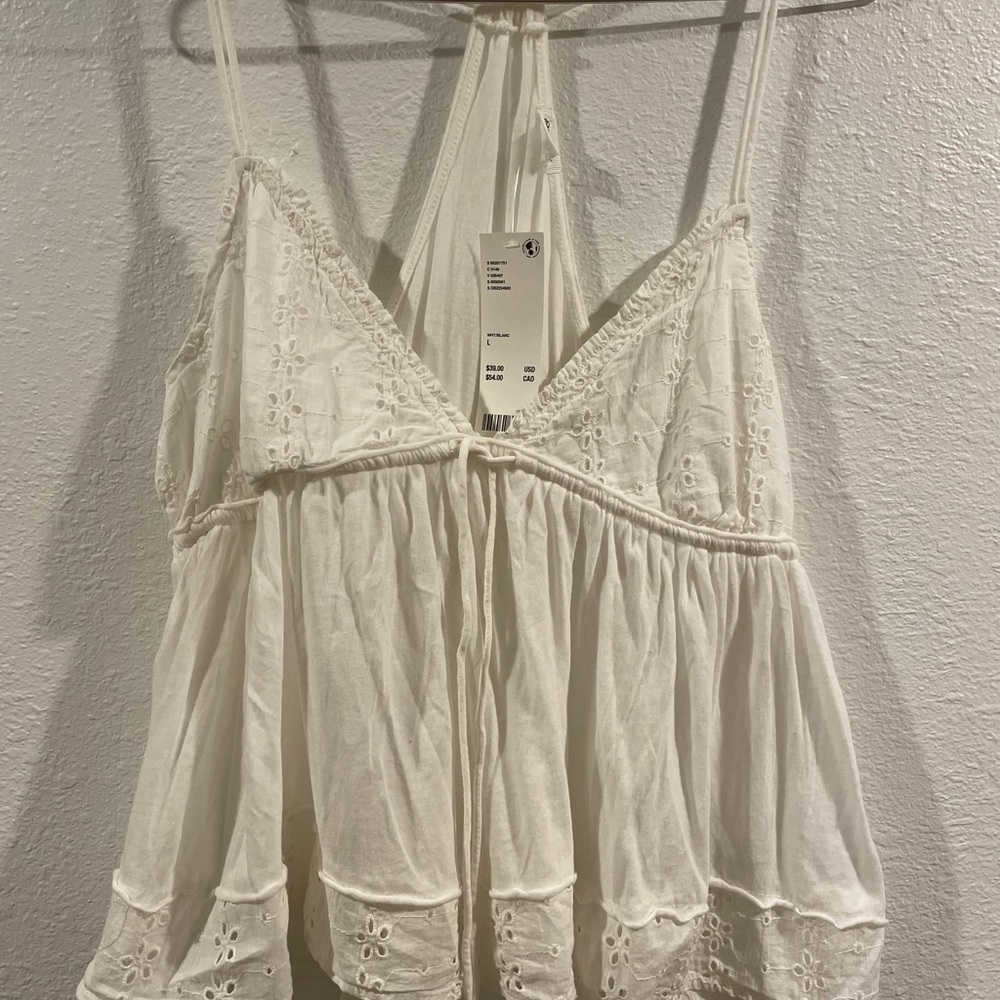 Urban Outfitters White Eyelet Camisole